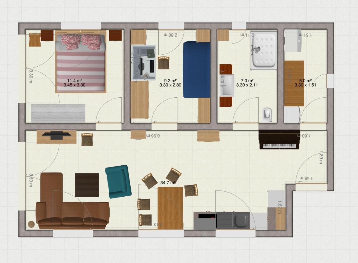 Blaues Ferienhaus แวร์นิกโกโรเดอ ภายนอก รูปภาพ