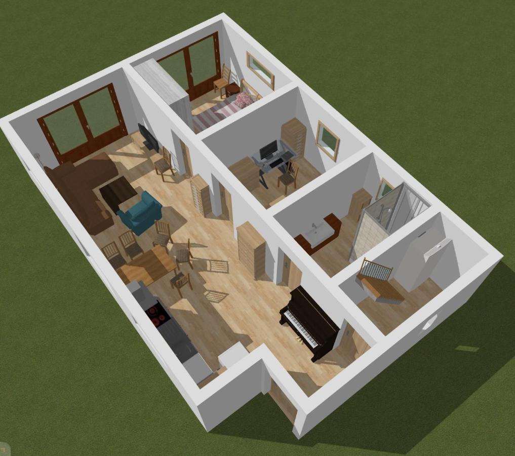 Blaues Ferienhaus แวร์นิกโกโรเดอ ภายนอก รูปภาพ